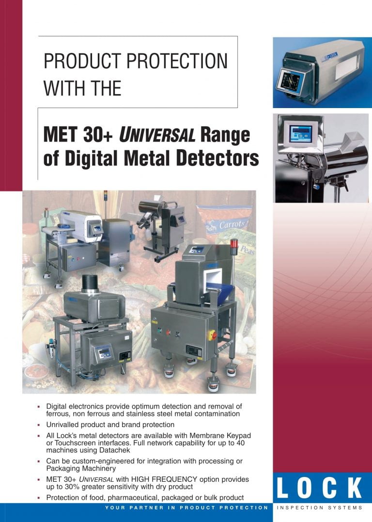 Lock MET 30+ Metal Detectors Brochure