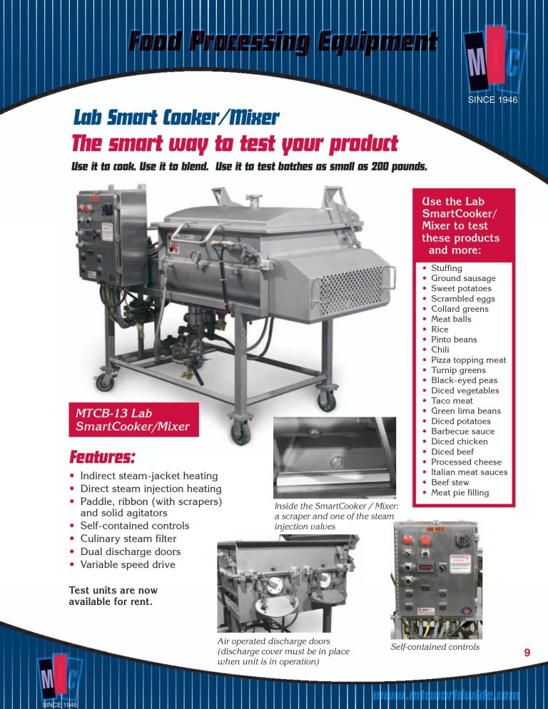 MTC Smart Cooker/Mixer Brochure