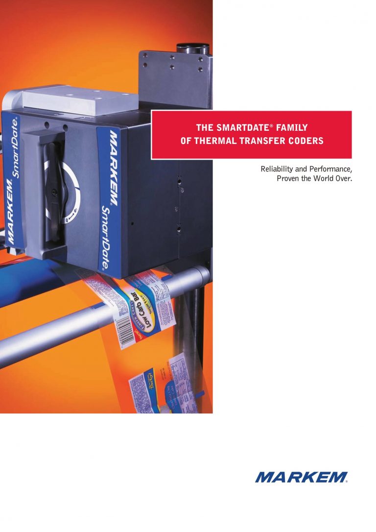 Markem SmartDate Family Of Thermal Transfer Coders Brochure