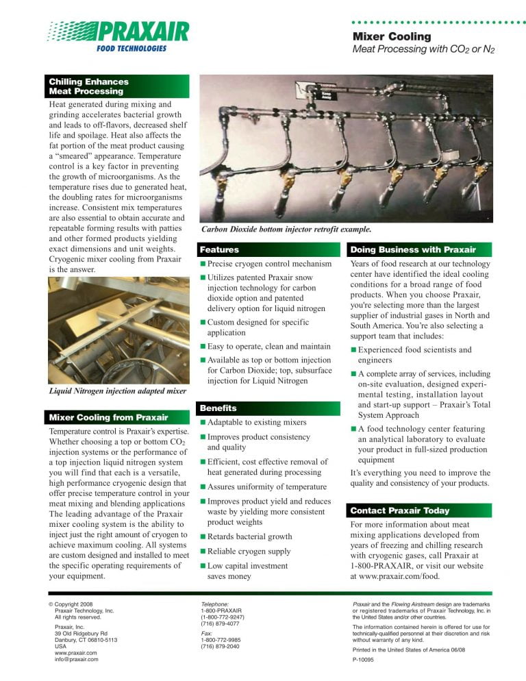 Praxair Mixer Cooling Brochure