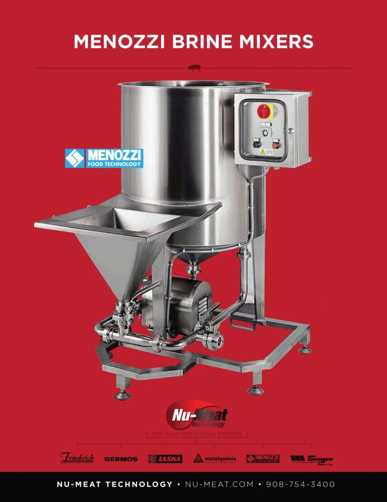 Nu-Meat Menozzi Brine Mixers Brochures