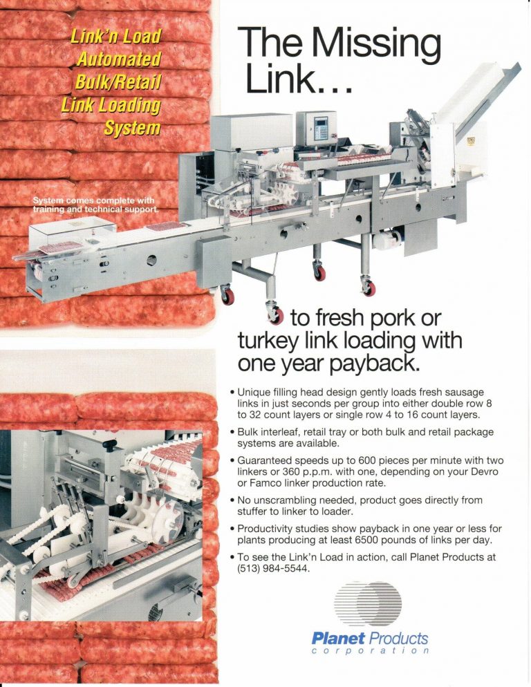 Planet Products Sausage Link Loader Brochure