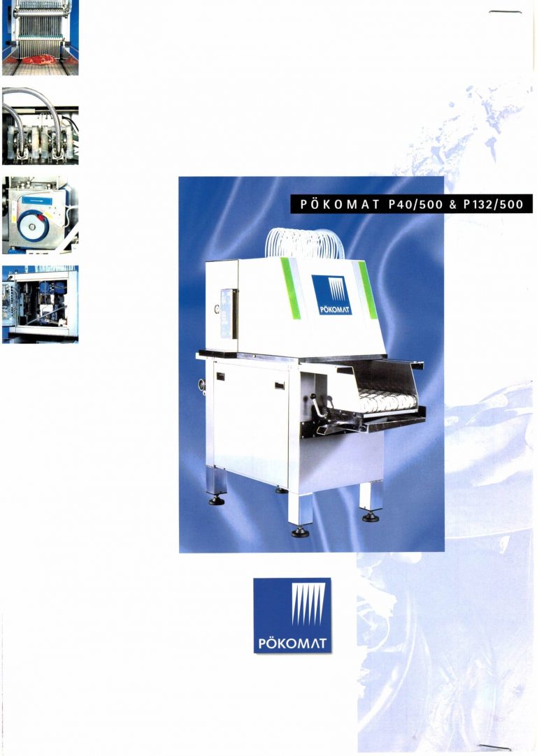 Pokomat P40/500 And P132/500 Meat Injector Brochure