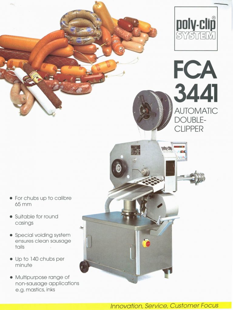 Poly-Clip FCA 3441 Automatic Double-Clipper Brochure