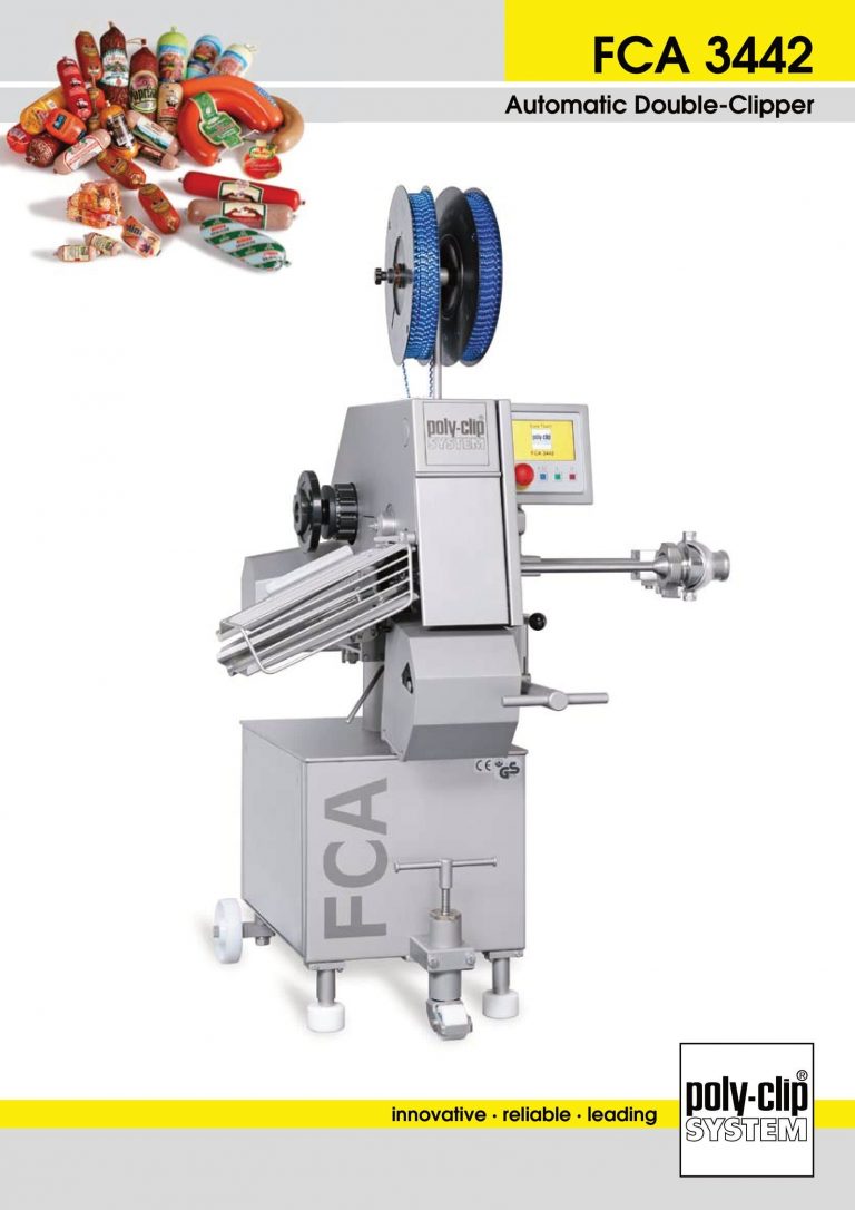 Poly-Clip FCA 3442 Automatic Double-Clipper Brochure