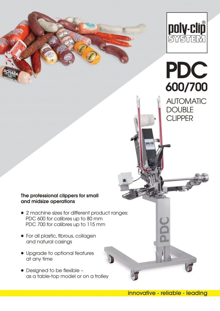 Poly-Clip PDC 600/700 Automatic Double-Clipper Brochure