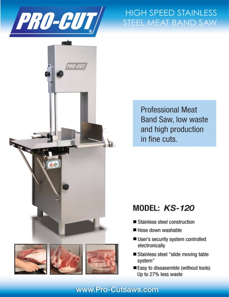Pro-Cut KS-120 Meat Band Saw Brochure
