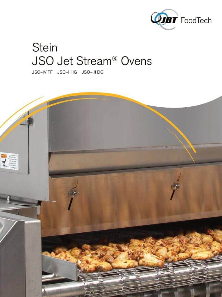 JBT FoodTech Stein JSO Series Jet Stream Ovens Brochure