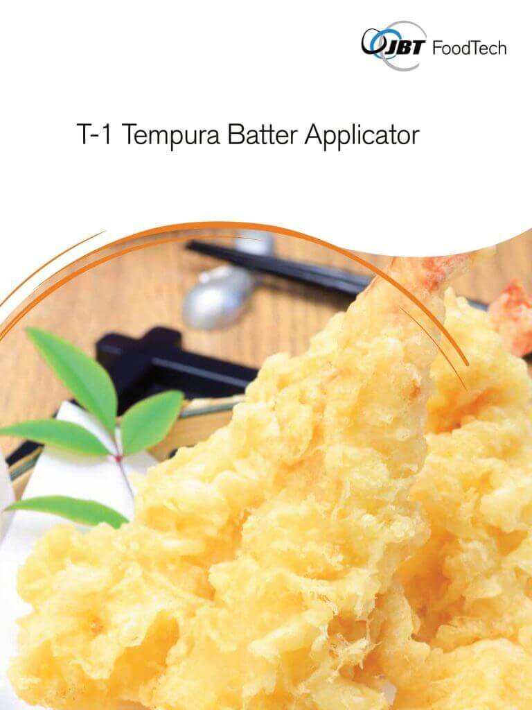 JBT FoodTech T-1 Tempura Batter Applicator Brochure