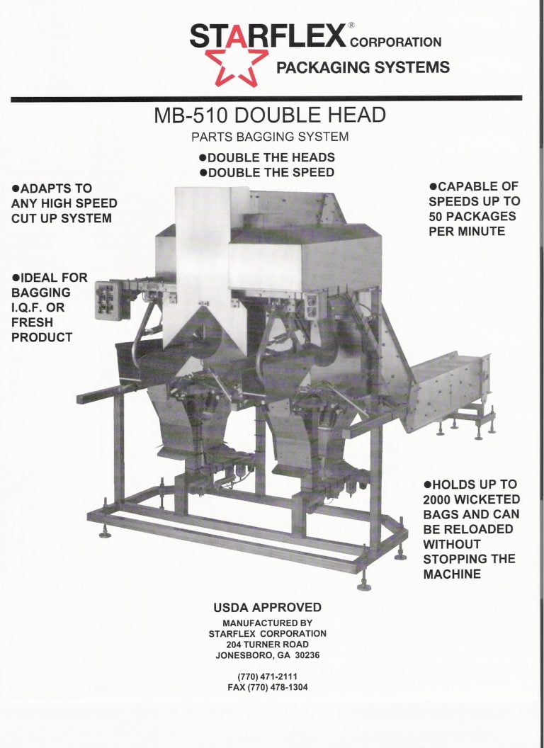 Starflex MB-510 Double Head Bagging System Brochure