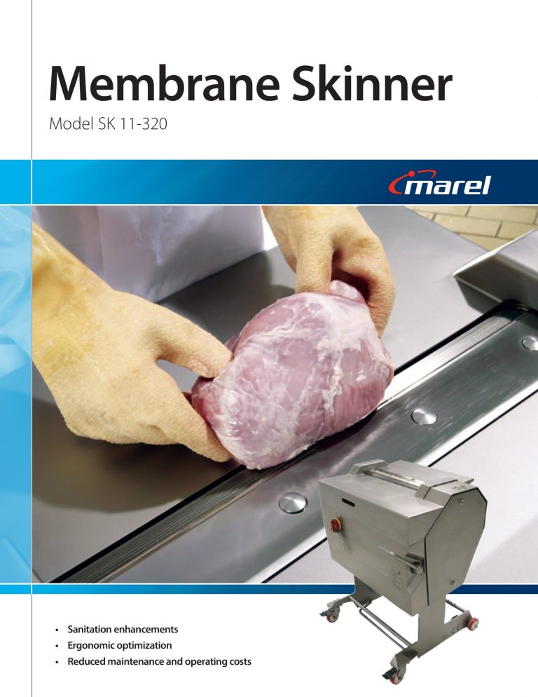 Marel Townsend SK 11-320 Membrane Skinner Brochure