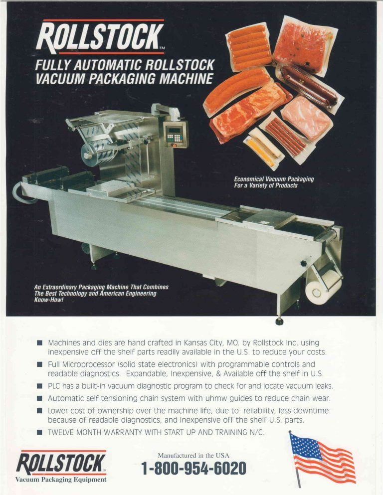 Rollstock Vacuum Packaging Machine Brochure