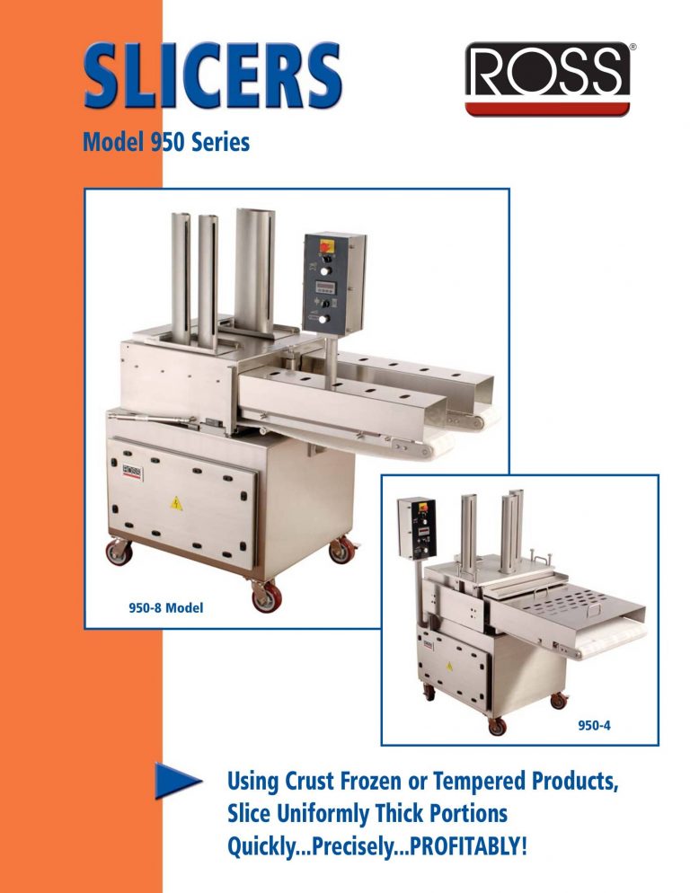 Ross 950 Series Slicers Brochure