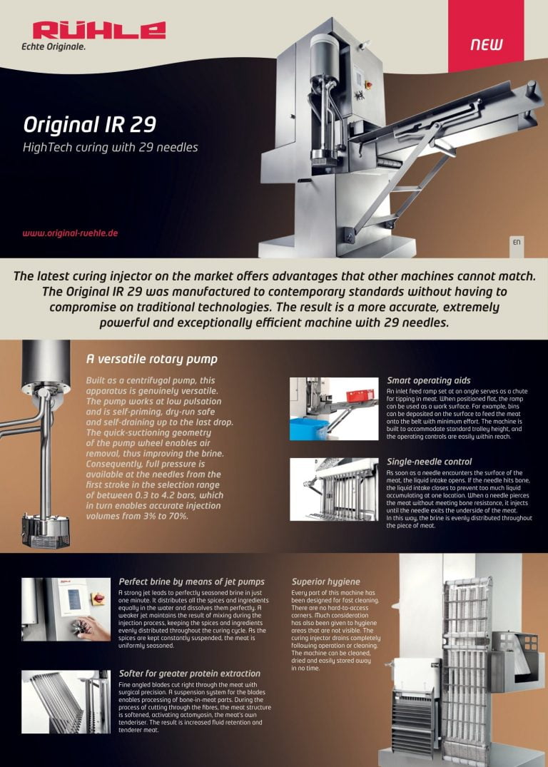 Ruhle IR 29 Injector Brochure