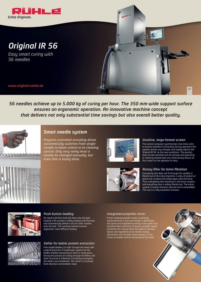 Ruhle IR 56 Injector Brochure