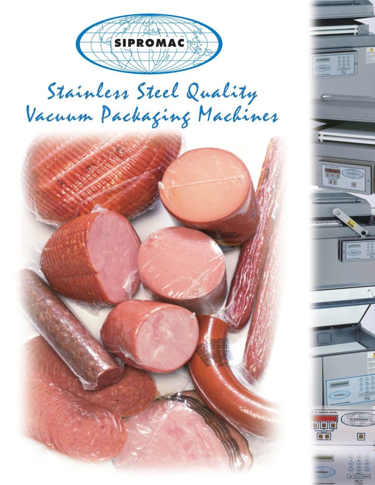 Sipromac Vacuum Packaging Machines Brochure
