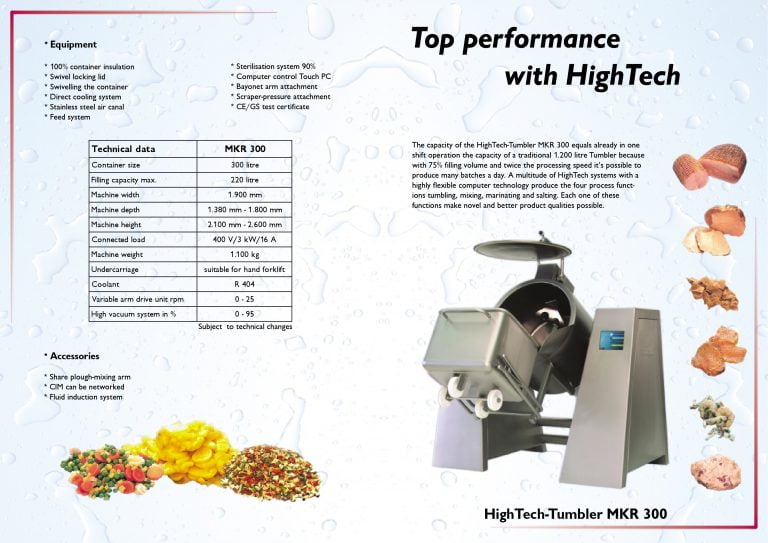 Stephan MKR 300 HighTech Tumbler Brochure