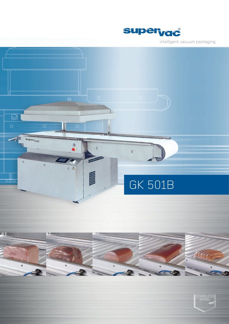 Supervac GK 501B Vacuum Packaging Machine Brochure