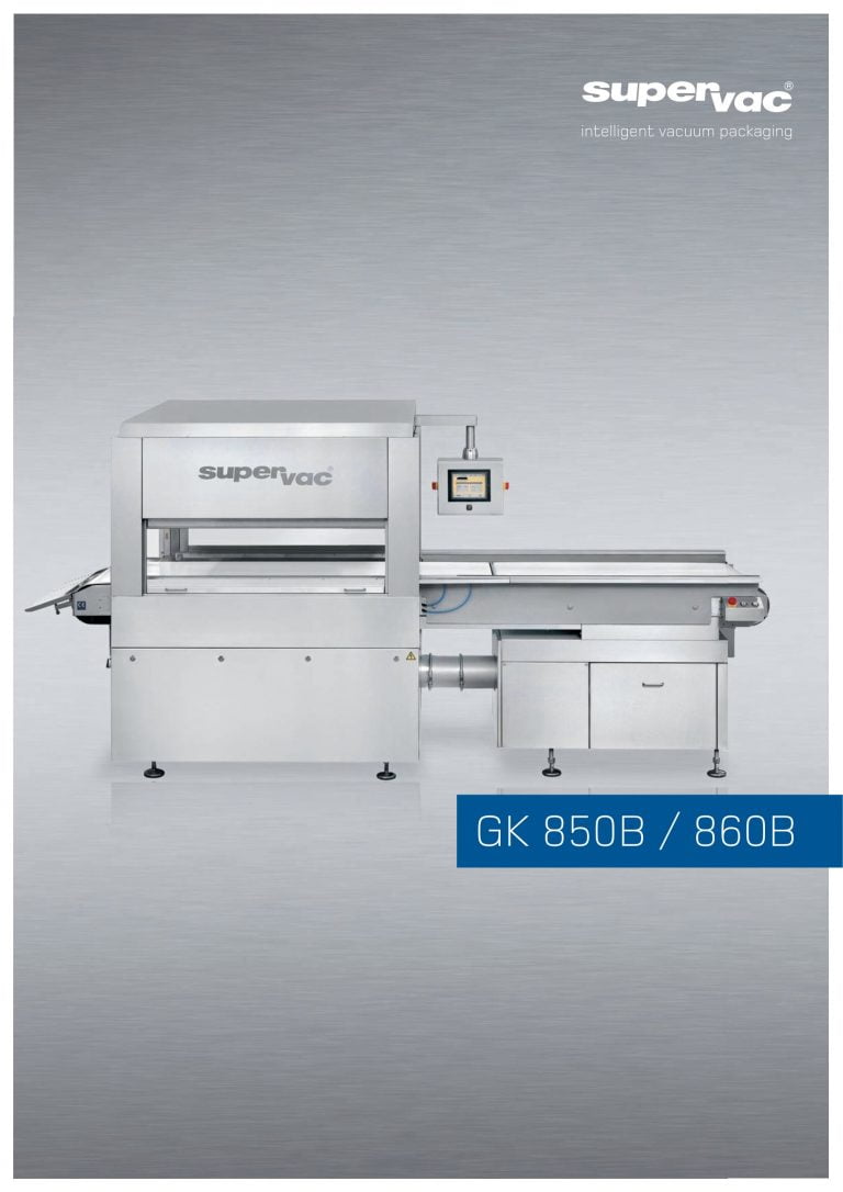 Supervac GK 850B/GK 860B Vacuum Packaging Machine Brochure