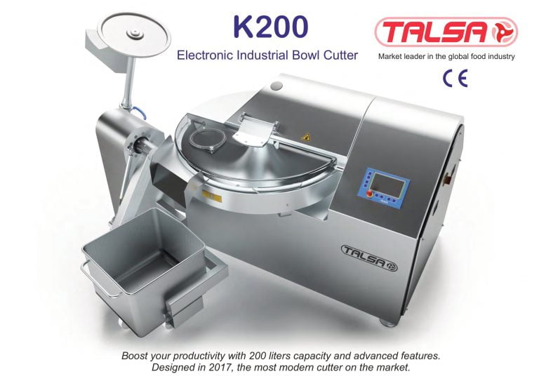 Talsa K200 Electronic Industrial Bowl Cutter Brochure