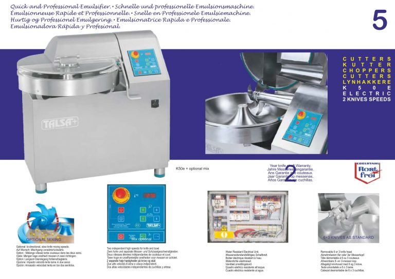 Talsa K50E Cutter Brochure