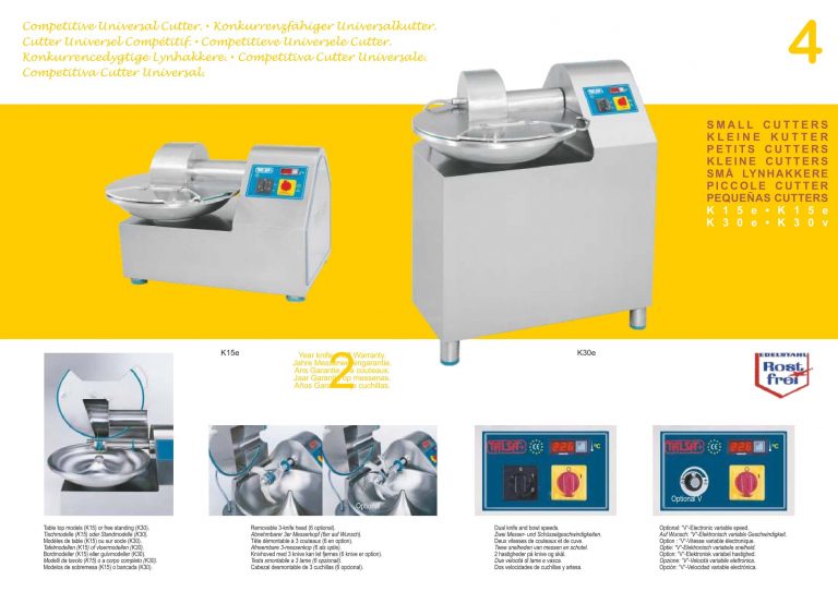 Talsa Small Cutters Series Brochure