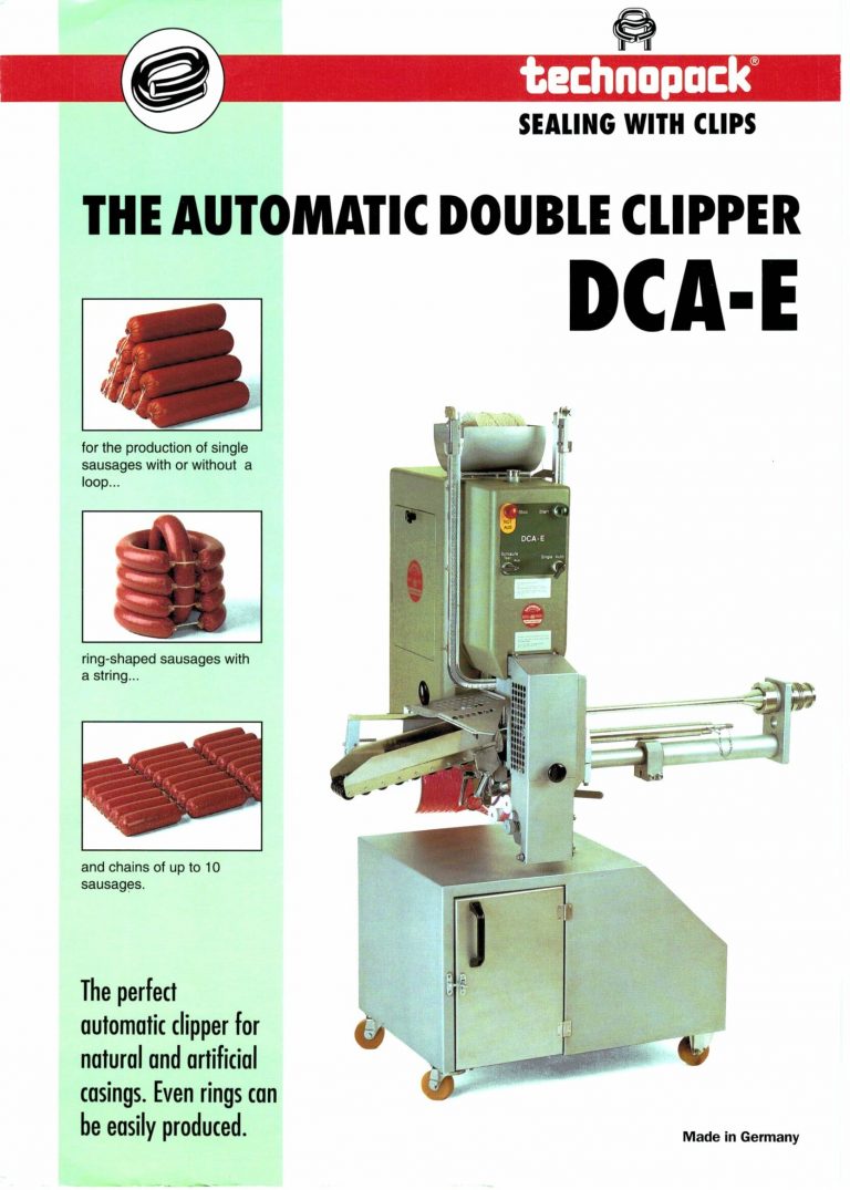 Technopack DCA-E Automatic Double Clipper Brochure