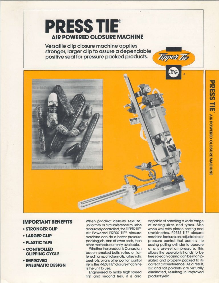 Tipper Tie Press Tie Brochure