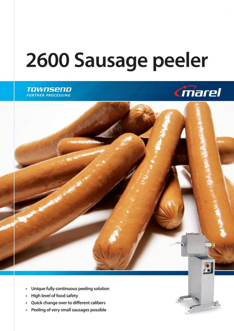Mare Townsend 2600 Sausage Peeler Brochure