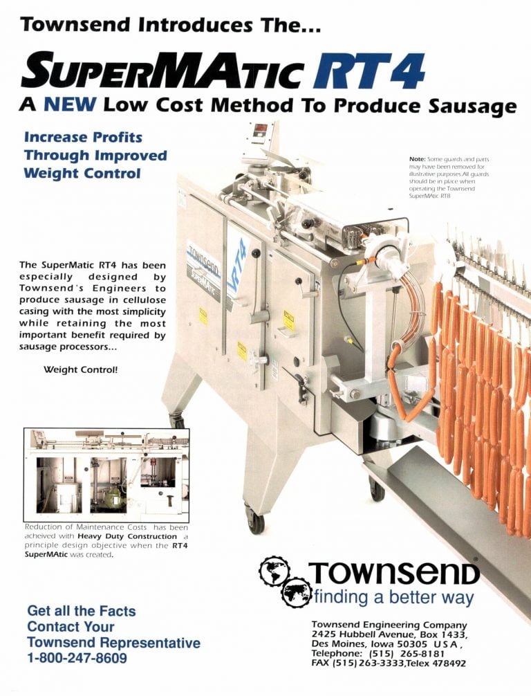 Townsend SuperMatic RT4 Stuffer Brochure