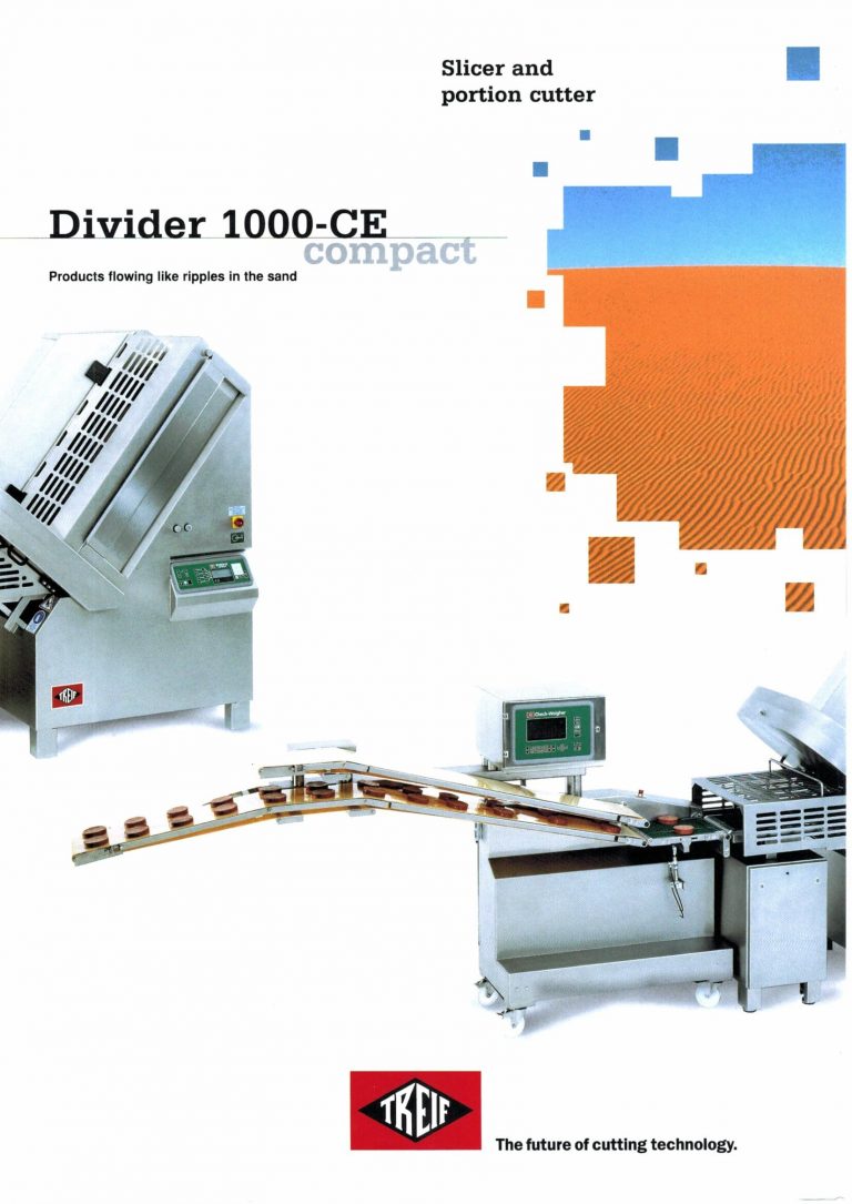 Treif 1000-CE Divider Brochure
