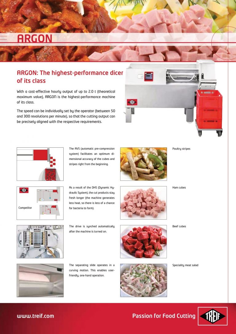 Treif Argon Dicer Brochure