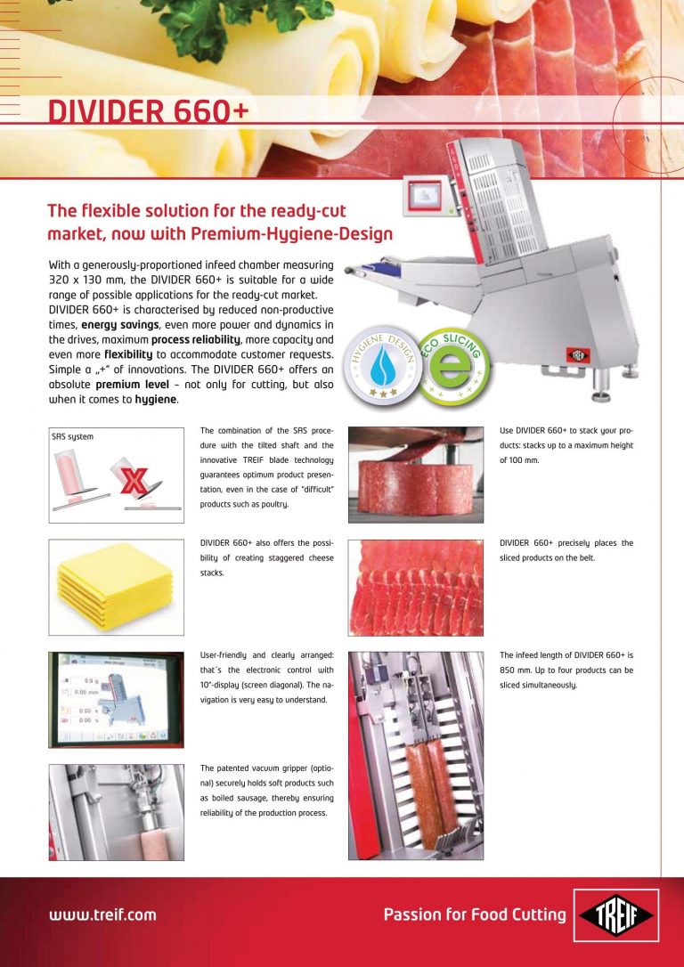 Treif Divider 660+ Slicer Brochure