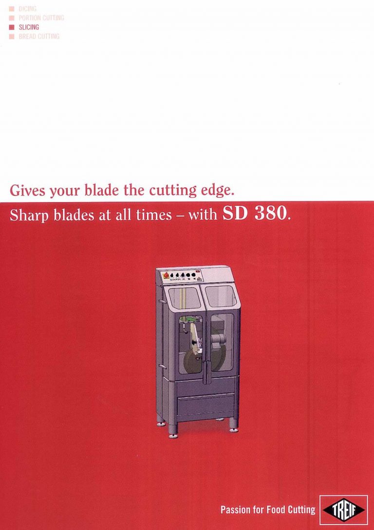 Treif SD 380 Blade Sharpener Brochure