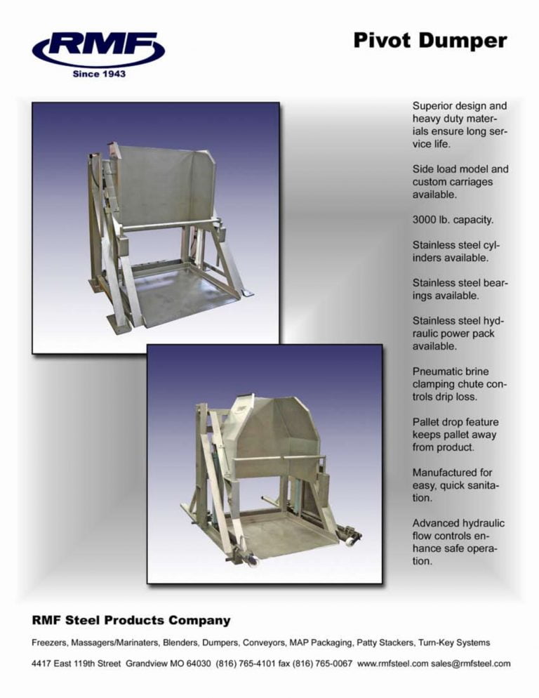 RMF Pivot Dumper Brochure
