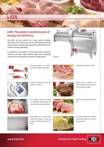 Treif Lion Slicer Brochure - M&M Equipment Corp