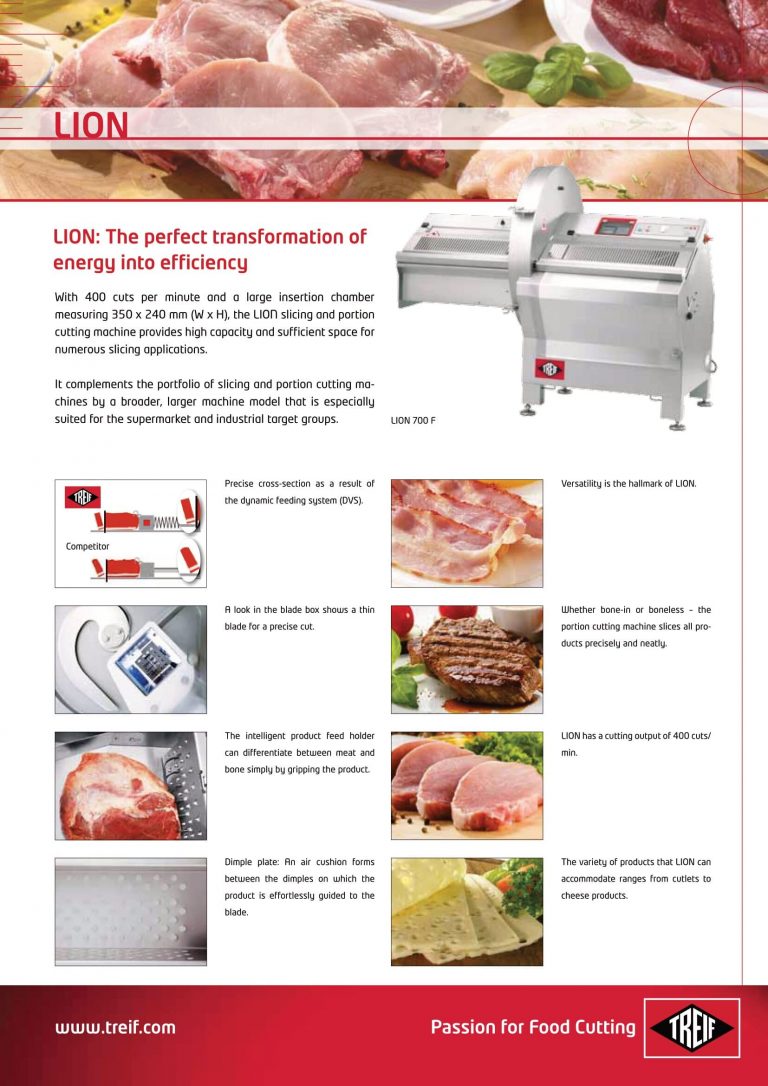 Treif Lion Slicer Brochure