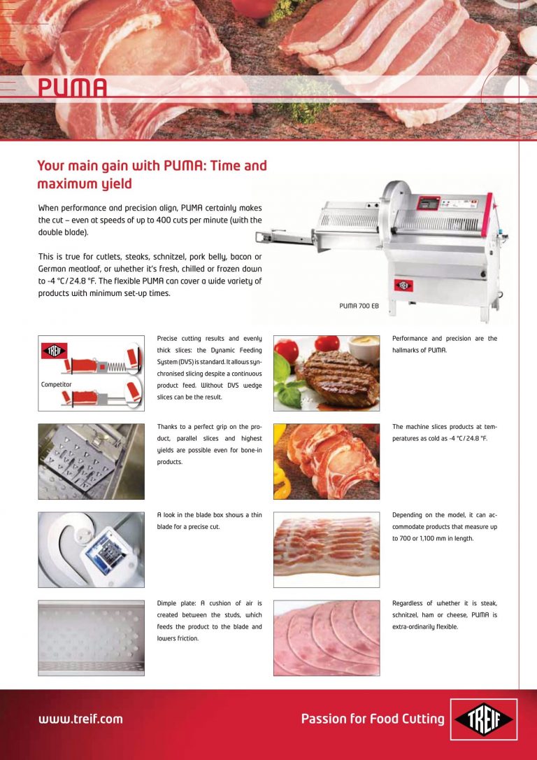 Treif Puma Slicer Brochure