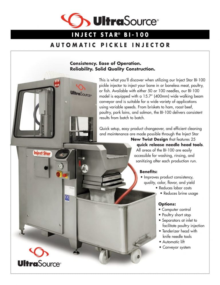 UltraSource Inject Star BI-100 Pickle Injector Brochure