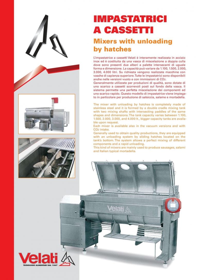 Velati Mixers Brochure