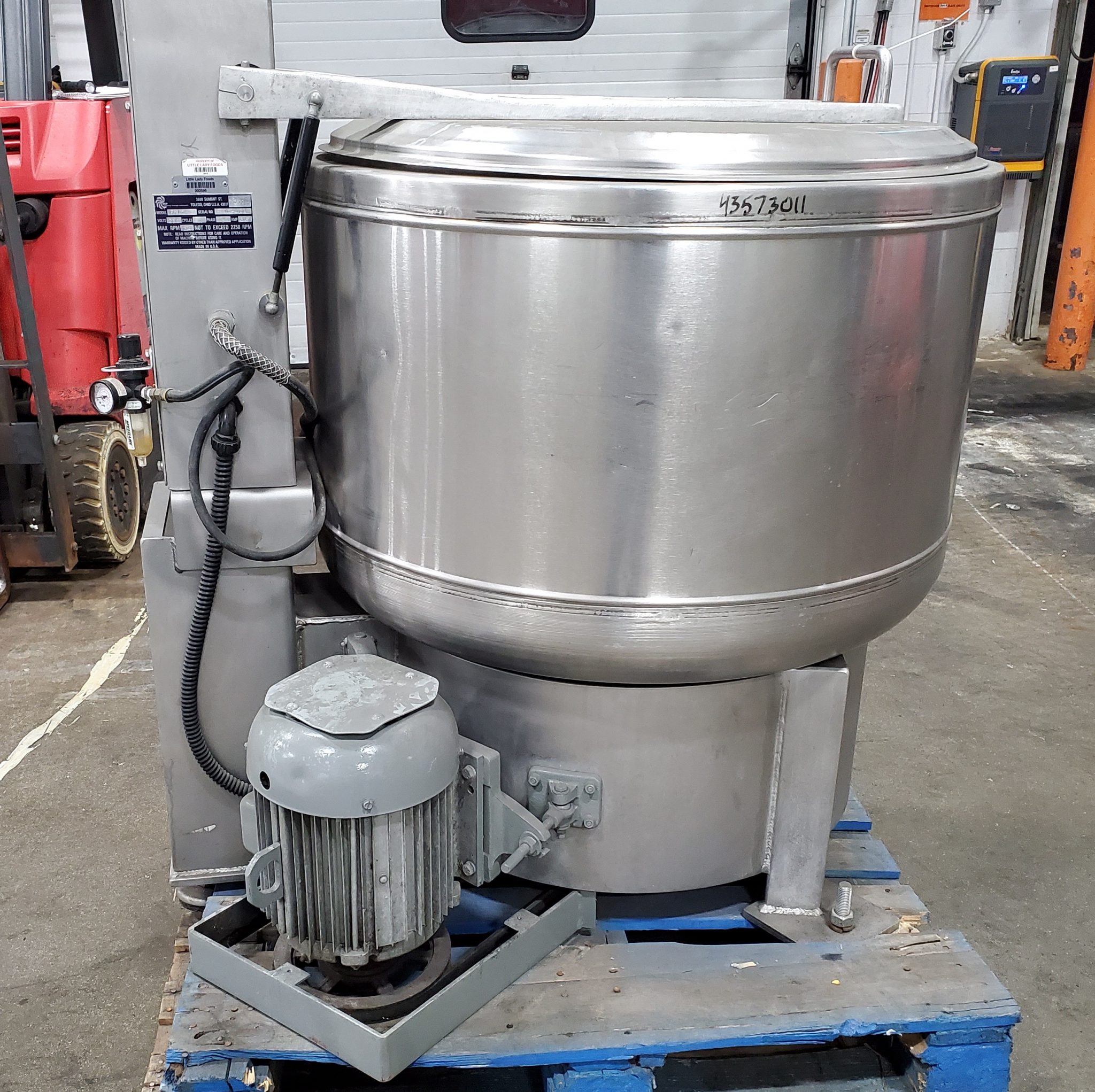 Bock Food Processing Centrifuge M&M Equipment Corp