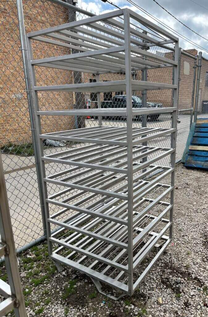 Custom Stainless Transport Racks