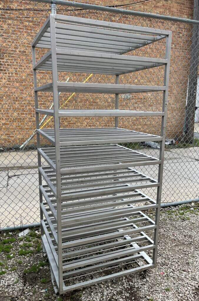 CUSTOM STAINLESS Transport Racks | M&M Equipment Corp