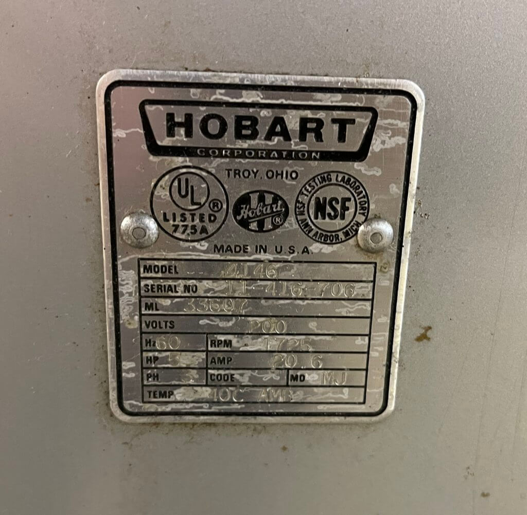 Hobart 4146 Meat Grinder - view 4