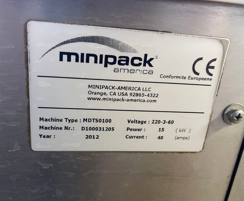 Minipack MDTS0100 Shrink Tank - view 4