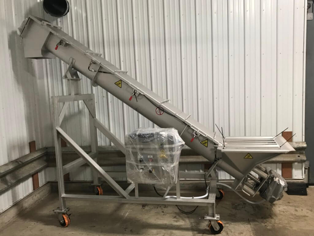 Mepaco Incline Screw Conveyor