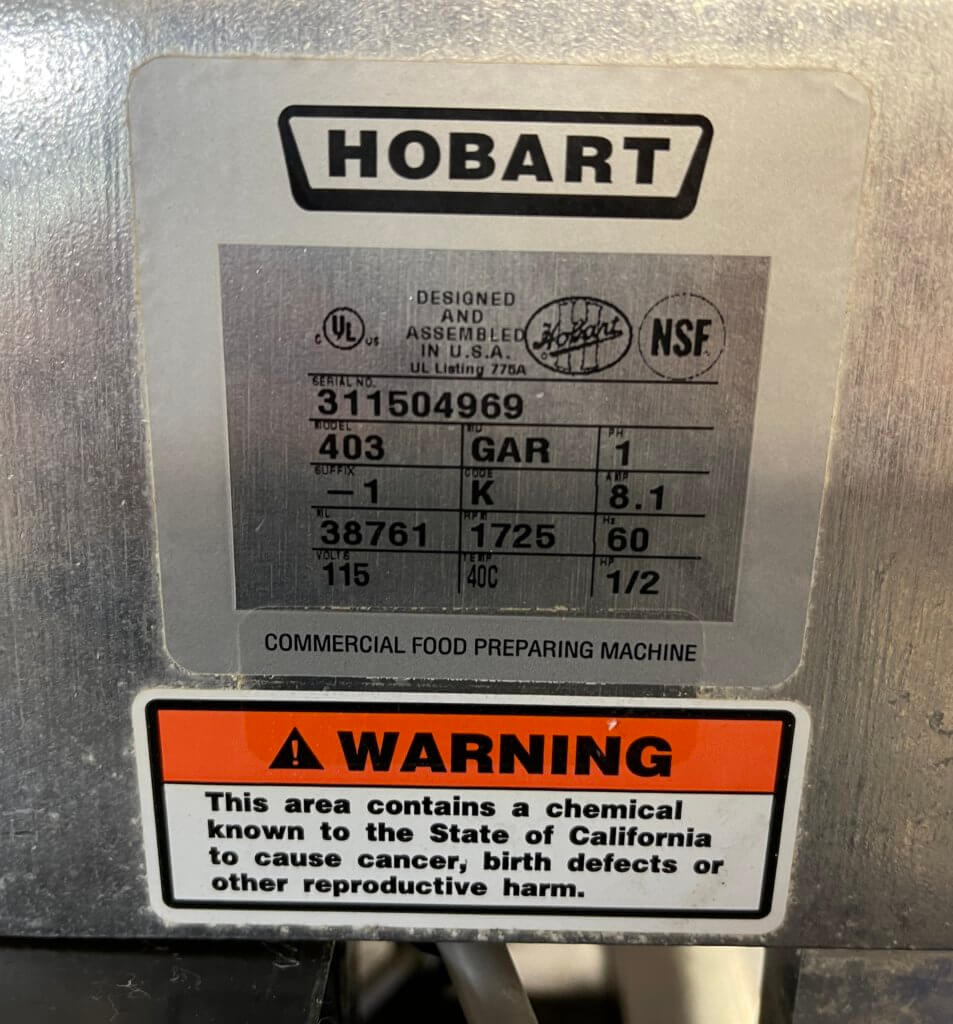 Hobart 403 Tenderizer - view 3