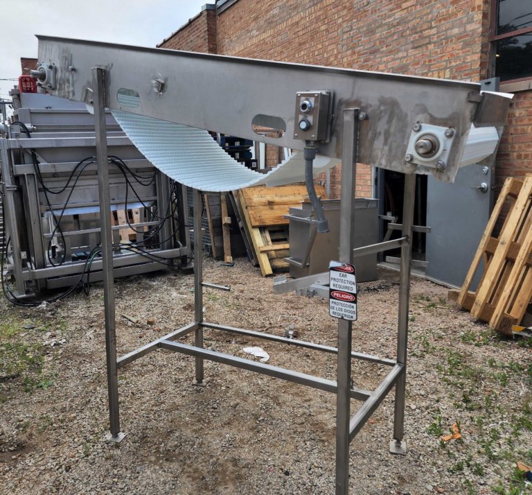 Custom Stainless Incline Conveyor