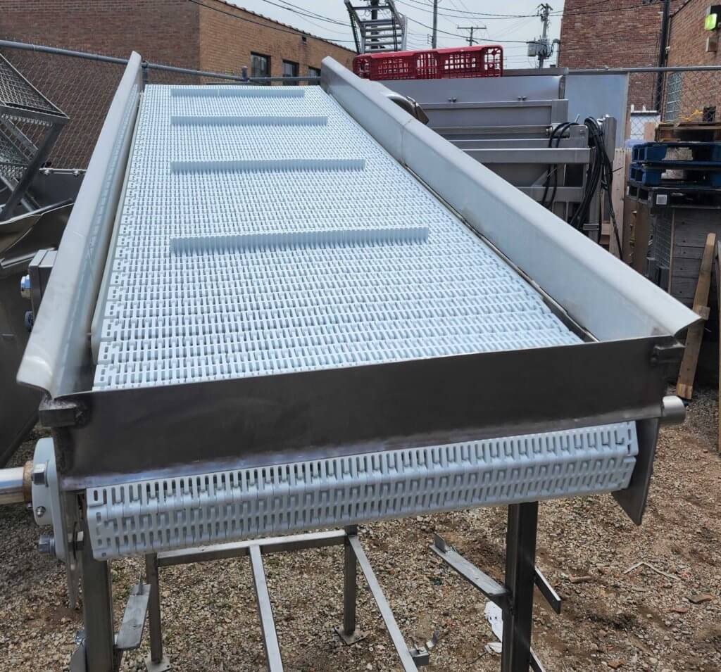 Custom Stainless Incline Conveyor - view 3