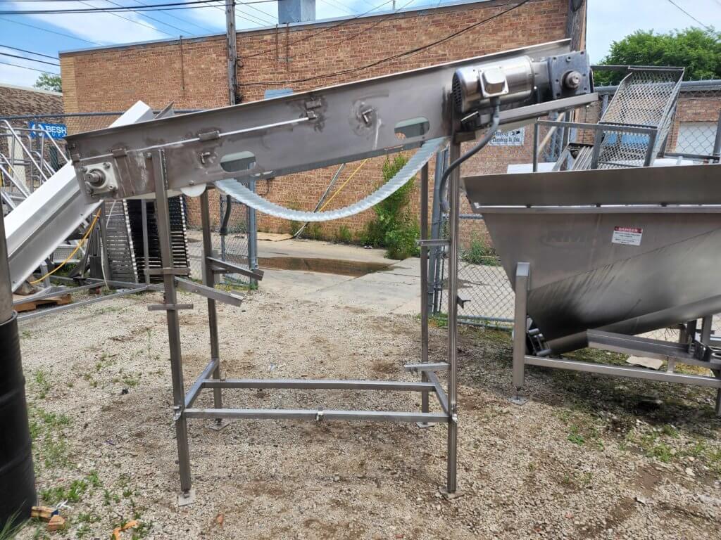 Custom Stainless Incline Conveyor - view 4